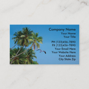 Tropical Business Cards
