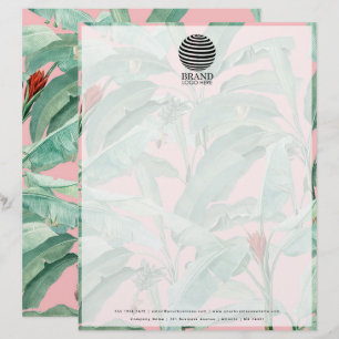 Tropical Business Logo Professional Letterhead
