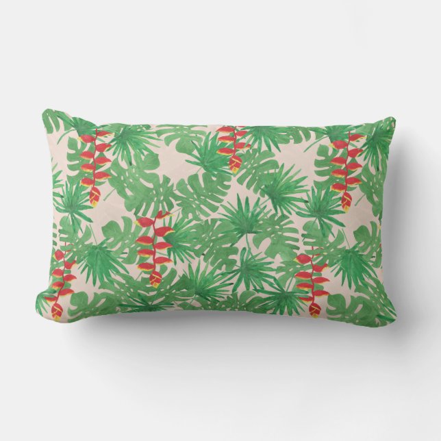 Tropical Canopy Lumbar Pillow (Front)