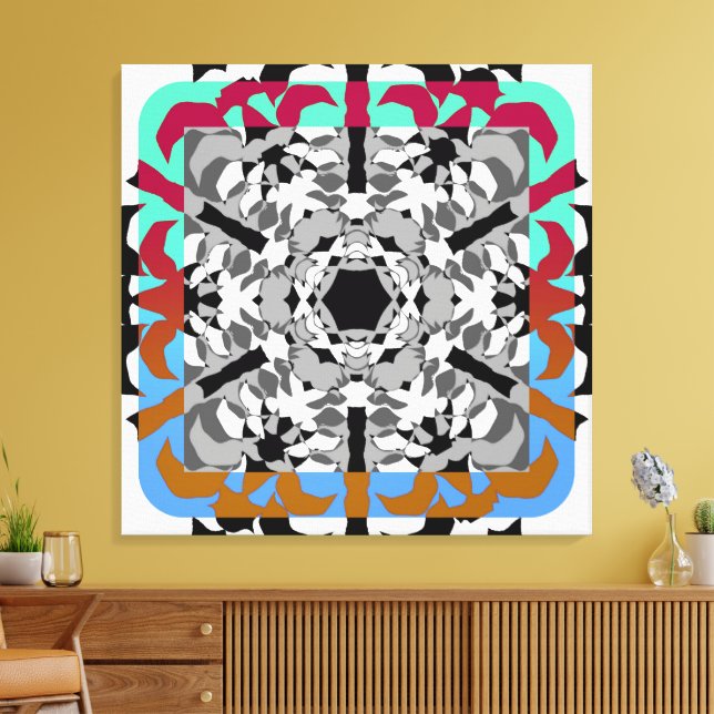 Tropical Canvas Print (Insitu(LivingRoom))