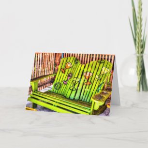 Tropical Chairs Greeting Card