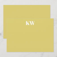 Tropical Chartreuse Monogram Initials Personalized