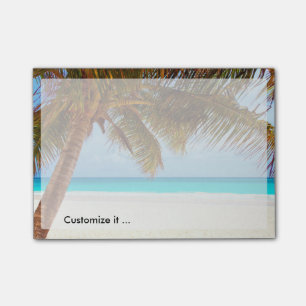 Tropical Chilling Beach Scene Post-it Notes
