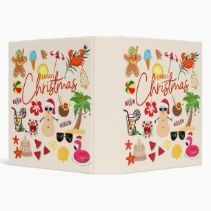 Tropical Christmas Binder