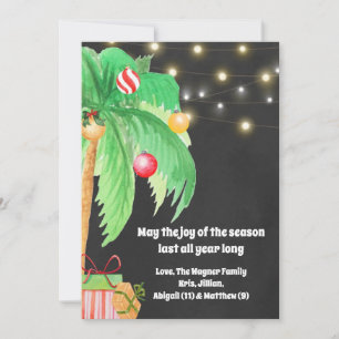 Tropical Christmas Card