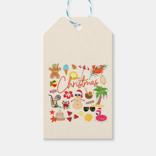 Tropical Christmas Gift Tags