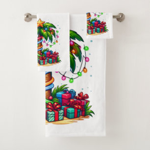 Tropical Christmas Holiday Palm Tree