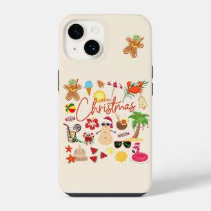 Tropical Christmas iPhone 14 Case