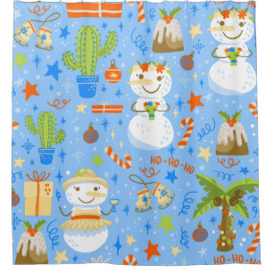 tropical christmas july snowman cactus summer xmas