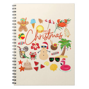 Tropical Christmas Notebook