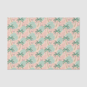 Tropical Christmas Palm Tree Merry Xmas Decoupage Tissue Paper