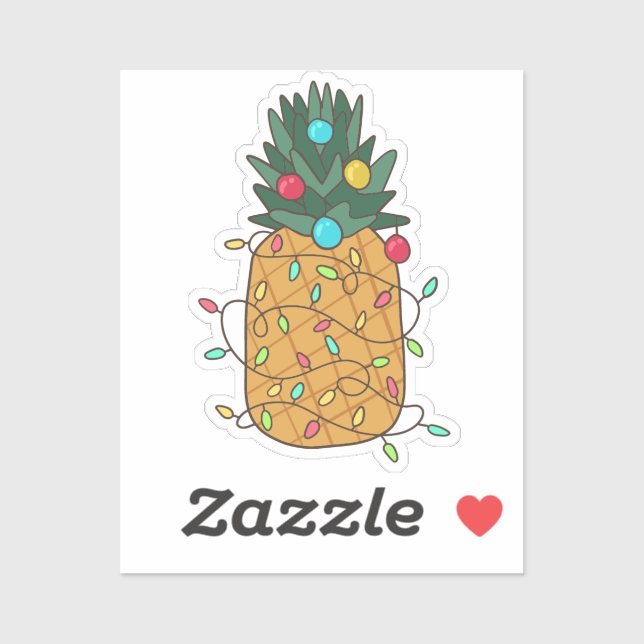 Tropical Christmas Pineapple (Sheet)