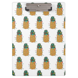 Tropical Christmas Pineapple Clipboard