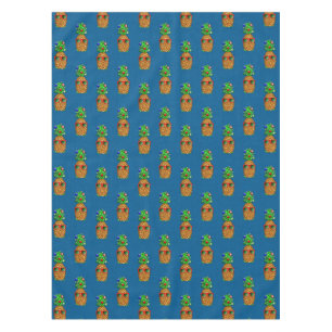 Tropical Christmas Pineapple Warm Xmas Tablecloth