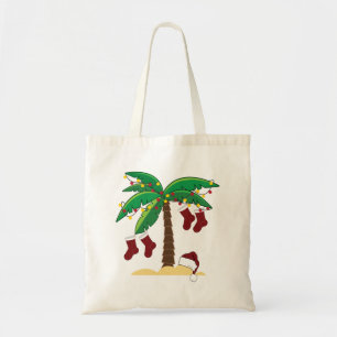 Tropical Christmas Tote Bag