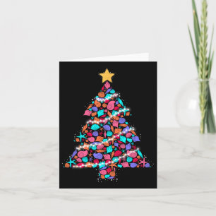 Tropical Christmas Tree Holiday Summer Christmas I Card