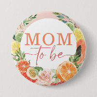 Tropical Citrus Bridal Shower Mom To Be