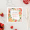 Tropical Citrus Bridal Shower Napkin