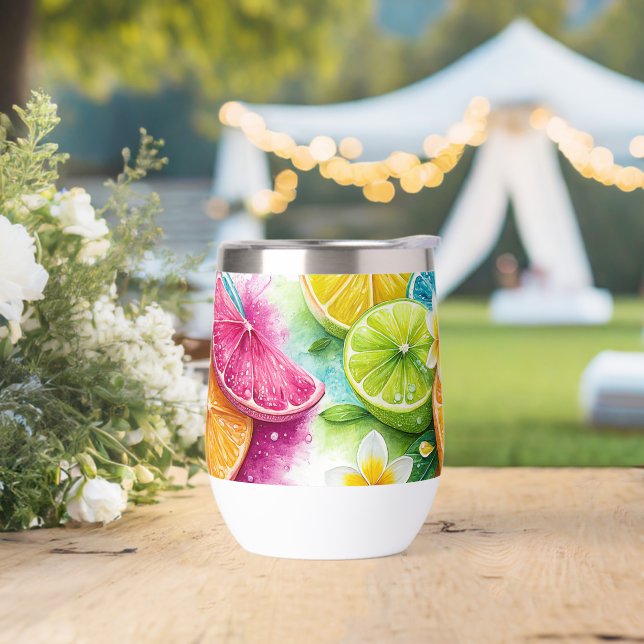 Tropical Citrus Splash Seamless (Wedding)