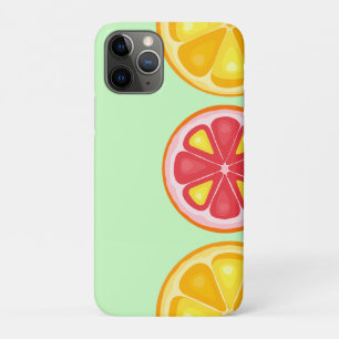 TROPICAL Citrus SUMMER FRUIT Orange lemons Slice iPhone 11 Pro Case