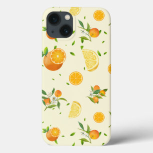 Tropical Citrus SUMMER Orange lemon Slice iPhone 13 Case
