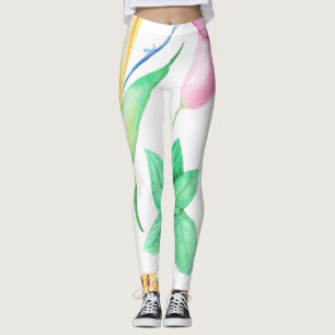 Tropical City Art Leggings