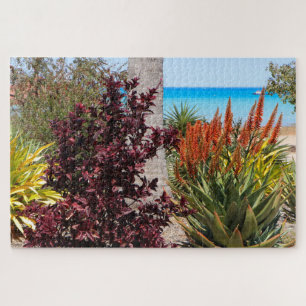 Tropical coastal park garden, Broome, Australia Jigsaw Puzzle