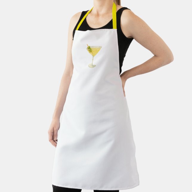 Tropical Cocktail Vibes - Lime Glass Apron (Insitu)