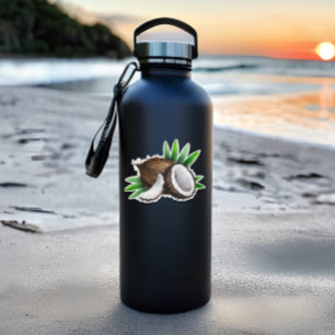 Tropical Coconut Die-Cut Sticker Coconut Sticker