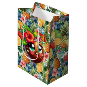 Tropical Coconut  Medium Gift Bag