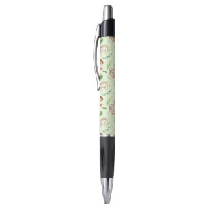 Tropical Coconut Sloth Pattern Pen