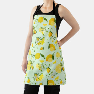 Tropical colourful Citrus SUMMER Orange lemon Slic Apron