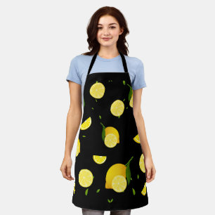 Tropical colourful Citrus SUMMER Orange lemon Slic Apron