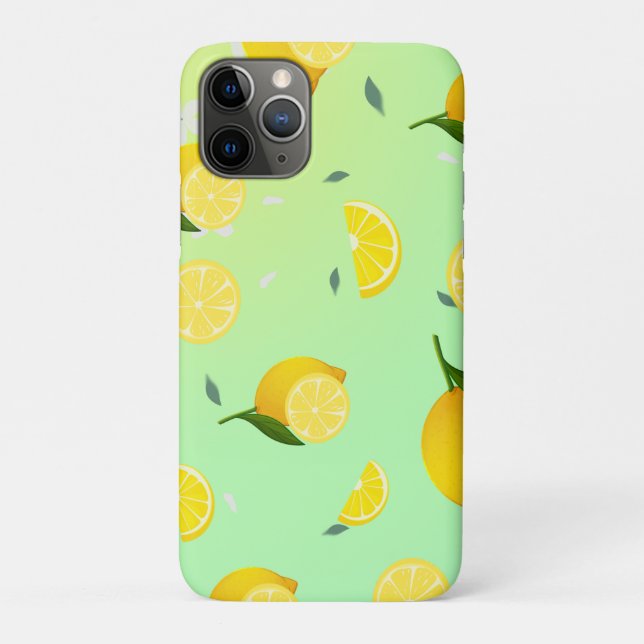 Tropical colourful Citrus SUMMER Orange lemon Slic Case-Mate iPhone Case (Back)