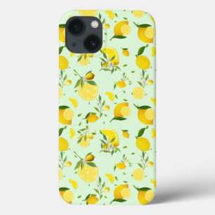 Tropical colourful Citrus SUMMER Orange lemon Slic iPhone 13 Case