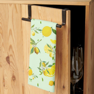 Tropical colourful Citrus SUMMER Orange lemon Slic Kitchen Towel