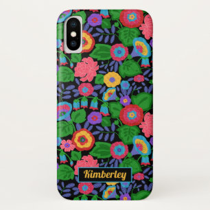 Tropical Colourful Flowers Floral Summer Pattern Case-Mate iPhone Case