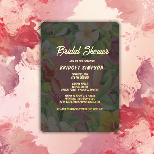 tropical colourful hibiscus hawaiian summer bridal