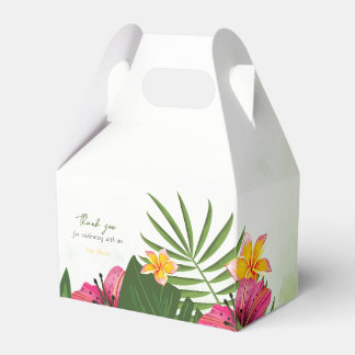 Tropical Colourful Summer Birthday Favour Box
