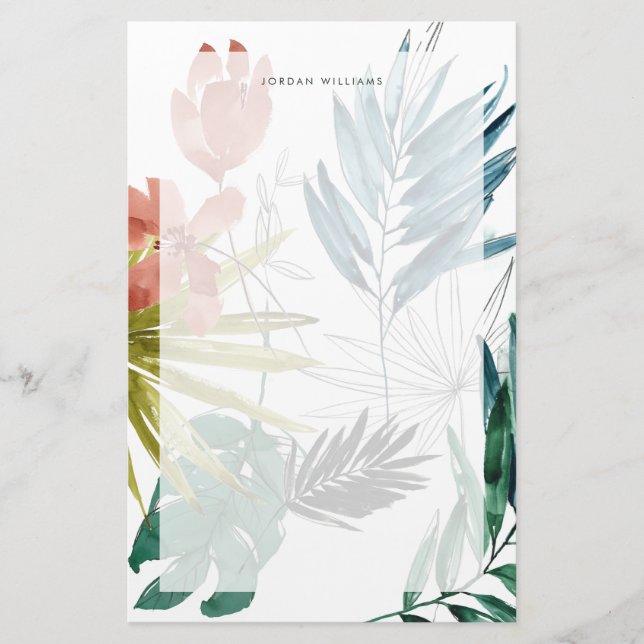 Tropical Composition Stationery (Front)