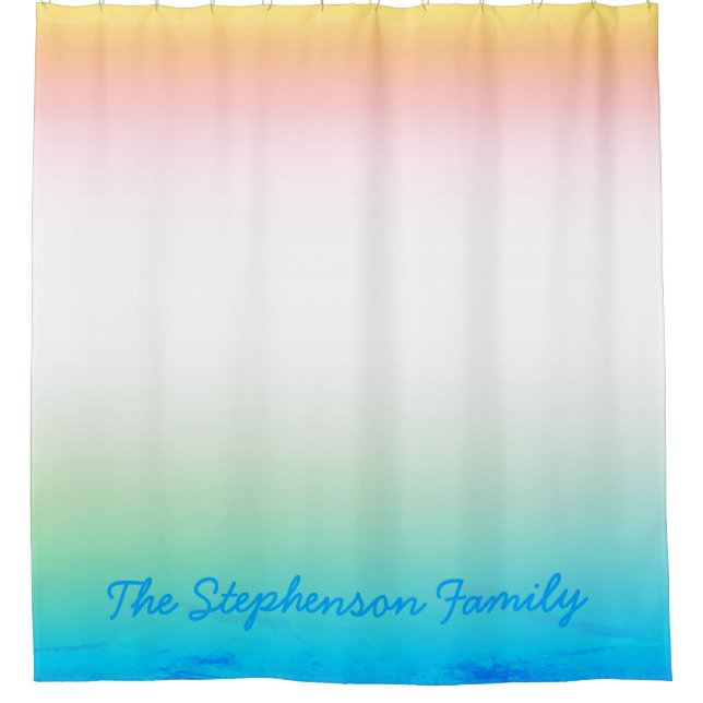 TROPICAL Cool Blue White Gradient with Blue Text (Front)