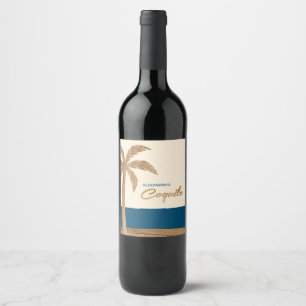 Tropical Coquito Food and Beverage Label Set