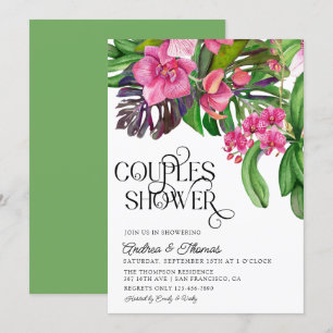 Tropical Couples Shower Invitation