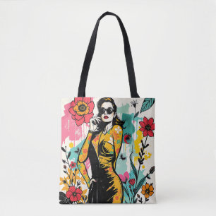 Tropical Couture Art Collection Double-Sided Tote Bag