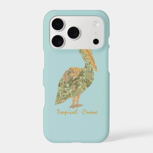 Tropical Crane-Orange (Back)