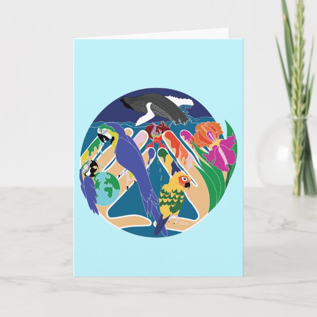 Tropical Creation Card (Front)