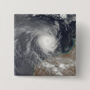 Tropical Cyclone Billy off Australia 2 Inch Square Button