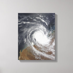 Tropical Cyclone Billy over Australia 2 Canvas Print