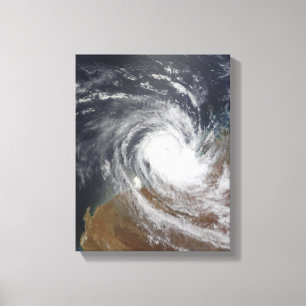 Tropical Cyclone Billy over Australia 2 Canvas Print