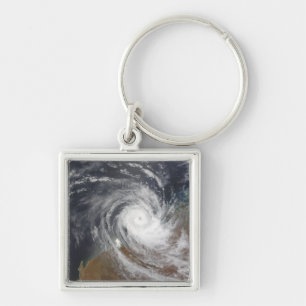 Tropical Cyclone Billy over Australia 2 Keychain